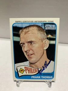 2014 Topps Heritage Real One Auto Blue Ink Frank Thomas #ROA-FT Auto - Picture 1 of 2