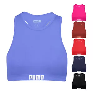 Puma Damen Bikinitop Bikinioberteil Racerback Swim Top - Bild 1 von 31