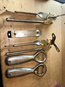 Lot Of 5 Vintage J.W. Dundee's Honey Brown Lager Beer Bottle Opener And Others - Picture 1 of 5
