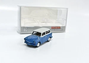Trabant P 50 Combi Blue/Light Grey Brekina 1:87 - Picture 1 of 14