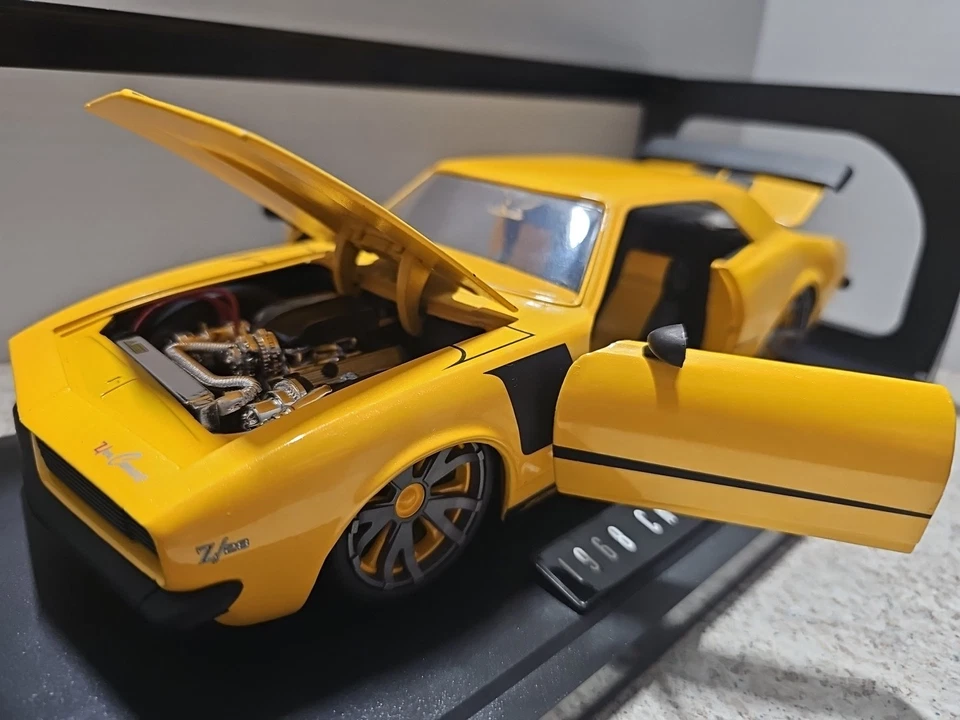 Chevrolet Camaro Z/28 1968 serie Jada Lopro coche fundido a presión 1:18 sin caja Foto 1 de 4