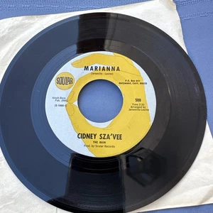 Cidney Sza'Vee ‎– Marianna / Tiptoeing 1969 Psychedelic Rock 45RPM Soular Record - Imagen 1 de 4