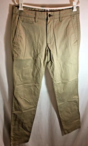 Pantaloni JEANS PANTALONI UOMO MARRONE CHIARO KAKIS GAP FLAT FRONT SLIM FIT TAGLIA 42X30 - Foto 1 di 3