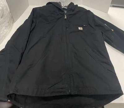 CARHARTT ШЕРПА С ПОДКЛАДКОЙ УТКА КУРТКА ЖЕНСКИЙ РАЗМЕР СРЕДНИЙ СВОБОДНОГО КРОЯ * ЧИТАТЬ - Изображение 1 из 4