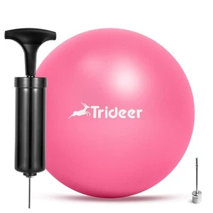 Pilates Ball 7-8 inch with Pump, Small Exercise Ball, Core Strength, Therapy ... - Picture 1 of 6