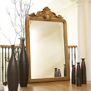 Gold Vintage Mirror, 30" x 44" Inches Baroque Antique Wall Mirror Decorative ... - Picture 1 of 6