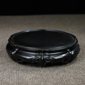 Treasure Purple Sandalwood Single Board Round Base - Picture 1 of 10