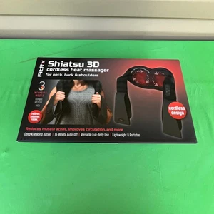 FitRx Shiatsu 3D Cordless Massager with Heat, Neck/Shoulders/Back, NWT - Picture 1 of 9