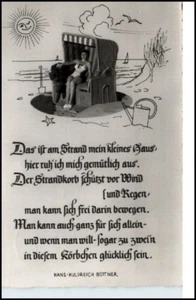Kiel Gruss-AK alte s/w Anichtskarte aus 1961 Text Hans-Huldreich Büttner - Picture 1 of 1