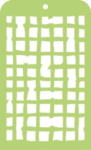 Kaisercraft Mini TEMPLATE STENCIL - Rough Grid - Picture 1 of 1