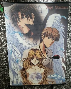 VINTAGE MANGA ANGEL SANCTUARY CLOTH FABRIC WALL HANGING BANNER POSTER 42" X 30"  - Picture 1 of 4