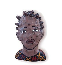 Afroamerikanische Büste Pop Art "Portrait eines Männer Kopfes" Torso Original...