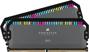 CORSAIR 64GB (2x32GB) DOMINATOR PLATINUM RGB DDR5 - CMT64GX5M2B5600Z40K - Picture 1 of 1