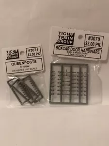 Tichy Train Group HO #3071 Queenposts & #3070 Boxcar Door Hardware - Bild 1 von 1