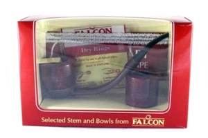 Falcon gift package, Bent brown stem and 2 bowls - Bild 1 von 1