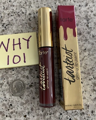 TARTE Tarteist Glossy Lip Paint in WCW .20oz/6mL FULL Size Sealed BOX; RET$20 - Image 1 of 4