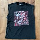 T-shirt vintage 2001 D.O.A 20th Anniversary Year Punk Band Tour manches hachées