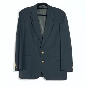 Vintage Christian Dior Monsieur Blazer Jacket Mens 42R Green Gold 2 Button - Picture 1 of 17