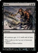 Infest Shards of Alara 4x - Near Mint, English MTG Magic