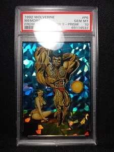 🔥 1992 WOLVERINE #P6 MEMORIES From Then/Til NOW PRISM PSA 10 🔥 - Picture 1 of 5