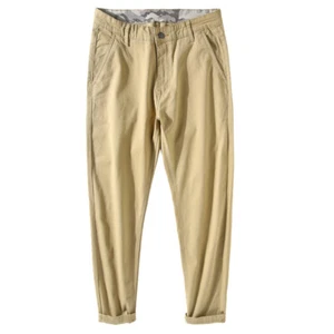 Pantalones estilo harén causal para hombre Pantalones lápiz lisos cónicos pantalones jogger verano - Imagen 1 de 13