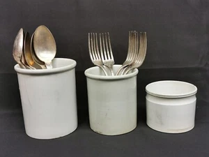 Collection de 3 anciens Pots à Confiture Moutarde Graisse Creil et Montereau ... - Imagen 1 de 9