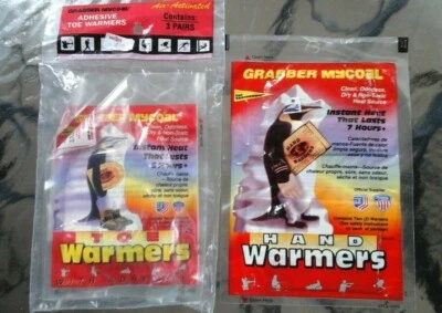 LOT 1 PAIR OF GRABBER HAND WARMERS AND 3 PAIR OF GRABBER TOE WARMERS - Image 1 of 4