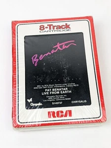 New SEALED Pat Benatar - Live From Earth Stereo 8 Track Tape Cartridge RARE - Picture 1 of 6