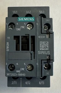 Siemens Leistungsschütz / AC-3 / 400V / 4 kW / 1 S + 1 Ö / 3RT2023-1BB40 - Bild 1 von 7