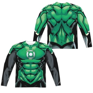 Green Lantern "Uniform" Double Sided Long Sleeve T-Shirt - Picture 1 of 4