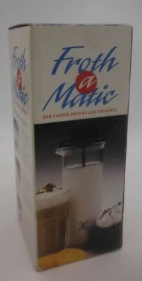 Vintage FROTH-A-MATIC by Bonjour French Press Coffee Milk & Dessert Frother MIB - Image 1 of 4