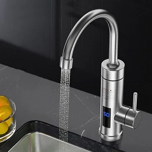 2 x Hot Water Heater Tap Electric Fast Instant 3000W Kitchen Bathroom shop Room - Picture 1 of 8