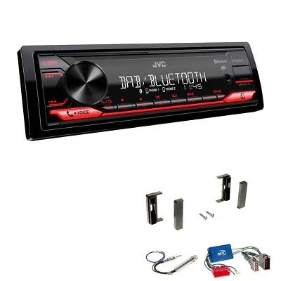 JVC KD-X282DBT Auto Radio Bluetooth DAB+ USB für Audi TT 1998-2006 ohne Bose - Bild 1 von 4