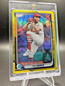 2024 Bowman Draft Cromo Tink Quindi Giallo Rifrattore /75 Cardinali #BDC-43 - Foto 1 di 2