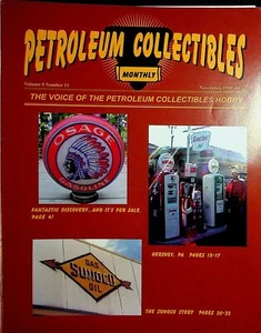 Petroleum Collectibles Monthly Magazine November 1999 The Sunoco Story - Imagen 1 de 2