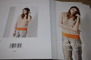 Debbie Bliss Knitting Pattern Juliet Star Stitch Top 32-46" - Picture 1 of 1