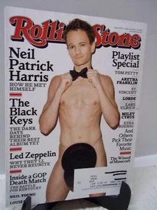Rolling Stone Magazine May 2014 Neil Patrick Harris Black Keys Led Zeppelin - Imagen 1 de 2