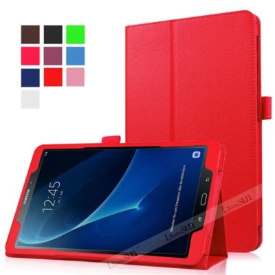 Case For Samsung Galaxy Tab A 10.1" 2019 SM-T510 T580 Tablet Leather Stand Cover - Image 1 of 4