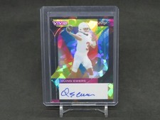 2023 LEAF VIVID FOOTBALL QUINN EWERS BLACK CRYSTAL AUTO /5 NQ