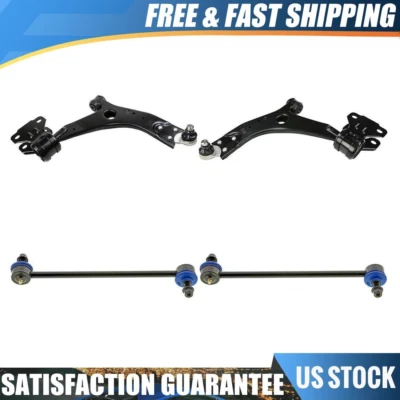 Kit de 4 rótulas de brazo de control inferior para Ford Focus 2012-2018 barra estabilizadora Foto 1 de 4