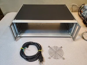 3U Aluminum DIY Audio Amplifier Box Rack Chassis Shell Case Studio Cabinet, 17"W - Picture 1 of 16