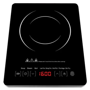 Electric 2200W Ultra-thin Single Induction Hob Temperature Touch Control Timer - Picture 1 of 12