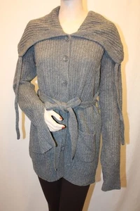 NUEVO SUÉTER BCBG M GRIS BREZO LANA DE CORDERO MANGA LARGA VHD4B088/B539 TALLA XS - Imagen 1 de 6