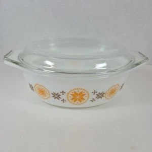 Vintage Pyrex 043 Town & Country Casserole Dish 1 1/2 Qt With Lid - NICE!!! - Picture 1 of 14