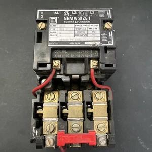 8536SCG3 Square D NEMA Taglia 1 Motorino Avviamento 120V Bobina *OPZIONE GIORNO SUCCESSIVO* - Foto 1 di 2