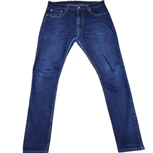 Levi's 512 Slim Straight Blue Jeans Size 36/32 Men's - Picture 1 of 10
