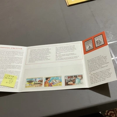 Juego de estampillas Nauru MNH Sg 208/210 circ 1979 Foto 1 de 2