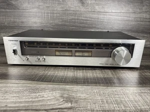 Toshiba ST-335 Stereo Tuner - Black Silver - Tested And Working - Picture 1 of 8