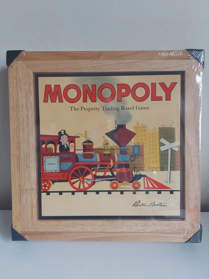 Monopoly Wooden Nostalgic Edition Board Game New Sealed - Image 1 of 3