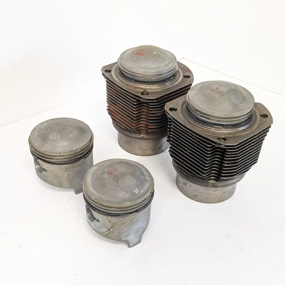 Lote de cilindros de hierro fundido 80mm Porsche 911T 2.0 pistón y cilindro 80V69 Foto 1 de 4